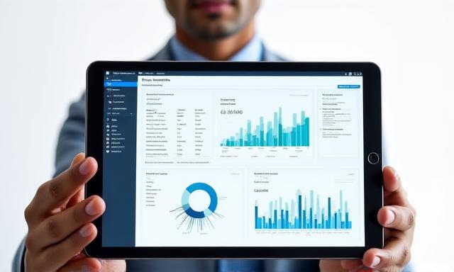 Efficient automated business dashboard visualization