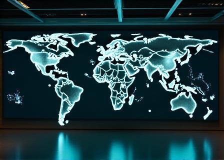 Logistics heatmap and supply chain resource utilization dashboard